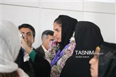 استقبال از زهرا زارعی؛ نخستین بانوی ایرانی مدال‌آور دو و میدانی در بازی‌های آسیایی