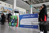 استقبال از زهرا زارعی؛ نخستین بانوی ایرانی مدال‌آور دو و میدانی در بازی‌های آسیایی