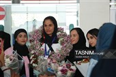 استقبال از زهرا زارعی؛ نخستین بانوی ایرانی مدال‌آور دو و میدانی در بازی‌های آسیایی