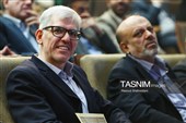 حسن سالاریه رئیس سازمان فضایی ایران در مراسم افتتاحیه هفته جهانی فضا