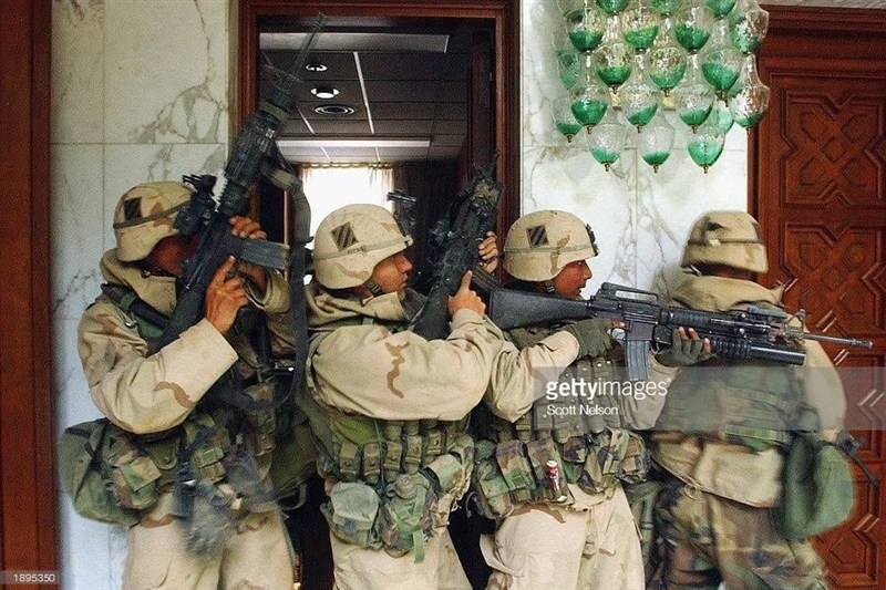 العراق , کشور عراق , جنگ ایران و عراق , نظامیان آمریکایی , آمریکا , جرائم الاحتلال , کشور کویت ,