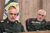 دیدار فرمانده سپاه خراسان جنوبی با فرمانده انتظامی استان