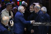 محمدجواد ظریف وزیر خارجه پیشین در مراسم یادبود بدرالسادات عراقچی