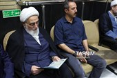 حجت الاسلام و المسلمین ناطق نوری در مراسم یادبود بدرالسادات عراقچی