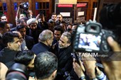 مسعود پزشکیان رئیس جمهور در مراسم یادبود بدرالسادات عراقچی