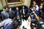 مسعود پزشکیان رئیس جمهور در مراسم یادبود بدرالسادات عراقچی