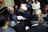 مسعود پزشکیان رئیس جمهور در مراسم یادبود بدرالسادات عراقچی