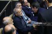مسعود پزشکیان رئیس جمهور در مراسم یادبود بدرالسادات عراقچی