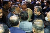 سید عباس عراقچی وزیر امور خارجه،علیرضا زاکانی شهردار تهران در مراسم یادبود بدرالسادات عراقچی