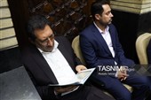  سید محمد اتابک وزیر صنعت، معدن و تجارت در مراسم یادبود بدرالسادات عراقچی