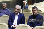  سید علی مدنی‌زاده وزیر امور اقتصادی و دارایی در مراسم یادبود بدرالسادات عراقچی
