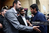 اسماعیل سقاب اصفهانی  معاون رئیس جمهور و رئیس سازمان بهینه سازی و مدیریت راهبردی انرژی  در مراسم یادبود بدرالسادات عراقچی