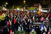 دویست و نوزدهمین  شب تجمع مردمی در میدان شهید- بجنورد