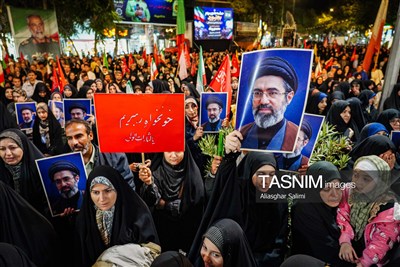 دویست و نوزدهمین  شب تجمع مردمی در میدان شهید- بجنورد