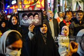 دویست و نوزدهمین  شب تجمع مردمی در میدان شهید- بجنورد