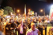 طنین فریاد مرگ بر اسرائیل در خیابان جمهوری یاسوج