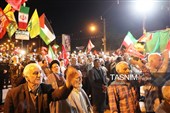 طنین فریاد مرگ بر اسرائیل در خیابان جمهوری یاسوج