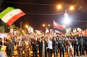 بیعت با ولایت و فریاد مرگ بر اسرائیل در یاسوج
