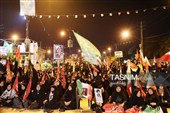 بیعت با ولایت و فریاد مرگ بر اسرائیل در یاسوج