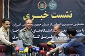 نشست خبری امیر امید اردلان، معاون نیروی انسانی ارتش جمهوری اسلامی ایران