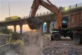 افزایش ظرفیت عبور سیلاب در ایلام با لایروبی 8 کیلومتر از مسیل‌ها