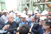 بازدید معاون اجرایی رئیس‌جمهور از طرح تولید آهن اسفنجی و اجرای طرح پزشک خانواده
