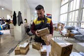 رژه خودرویی ماموران پست همدان به مناسبت روزجهانی پست