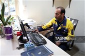 رژه خودرویی ماموران پست همدان به مناسبت روزجهانی پست