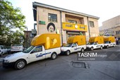 رژه خودرویی ماموران پست همدان به مناسبت روزجهانی پست