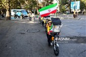 رژه خودرویی ماموران پست همدان به مناسبت روزجهانی پست