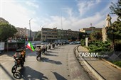 رژه خودرویی ماموران پست همدان به مناسبت روزجهانی پست