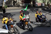 رژه خودرویی ماموران پست همدان به مناسبت روزجهانی پست