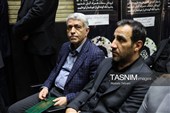 علی طیب نیا درمراسم ختم مادر رئیس سازمان برنامه و بودجه