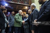 محمد باقر قالیباف،رئیس مجلس شورای اسلامی در مراسم ختم مادر رئیس سازمان برنامه و بودجه