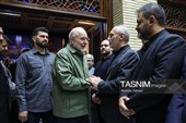 محمد باقر قالیباف،رئیس مجلس شورای اسلامی در مراسم ختم مادر رئیس سازمان برنامه و بودجه