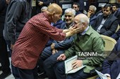 محمد باقر قالیباف،رئیس مجلس شورای اسلامی در مراسم ختم مادر رئیس سازمان برنامه و بودجه