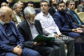غلامعلی حداد عادل در مراسم ختم مادر رئیس سازمان برنامه و بودجه