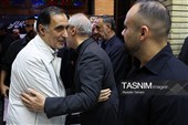  احمد موسوی معاون رئیس جمهور و رئیس بنیاد شهید و امور ایثارگران کشور در مراسم ختم مادر رئیس سازمان برنامه و بودجه