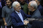 اسکندر مومنی وزیر کشور در مراسم ختم مادر رئیس سازمان برنامه و بودجه