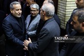 سید عباس عراقچی وزیر امور خارجه در مراسم ختم مادر رئیس سازمان برنامه و بودجه