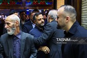 احسان خاندوزی در مراسم ختم مادر رئیس سازمان برنامه و بودجه