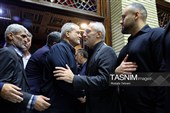 مسعود پزشکیان رئیس جمهور درمراسم ختم مادر رئیس سازمان برنامه و بودجه