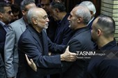 علی اکبر صالحی در مراسم ختم مادر رئیس سازمان برنامه و بودجه