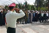 غبارروبی و عطرافشانی مزار شهدای امامزاده محمد(ع) کرج
