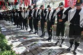 غبارروبی و عطرافشانی مزار شهدای امامزاده محمد(ع) کرج