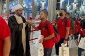 مغادرة الدفعة الأولى من البعثة البارالمبیة الإیرانیة إلى ناغویا