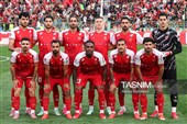 عکس تیمی پرسپولیس در دیدار با صنعت نفت آبادان