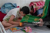حضور خدام حرم مطهر رضوی در بیمارستان اکبر