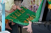 حضور خدام حرم مطهر رضوی در بیمارستان اکبر