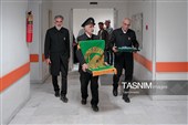 حضور خدام حرم مطهر رضوی در بیمارستان اکبر